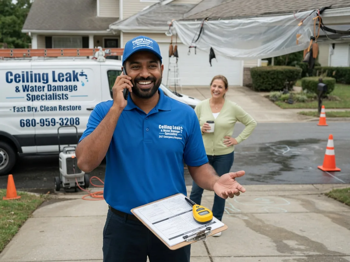 Ceiling Leak Cleanup Liverpool, IL FAQs
